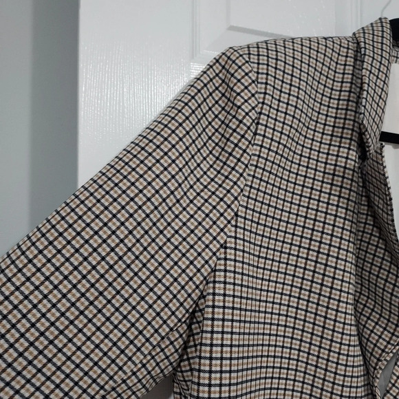 NWT Vince Camuto Brown/Black/Crew Plaid Blazer in Size XXL - Picture 6 of 16